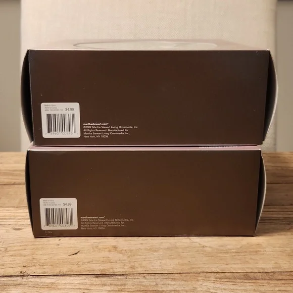 (2) sets of four Martha Stewart Everyday round venetian glass ornaments - Picture 4 of 5